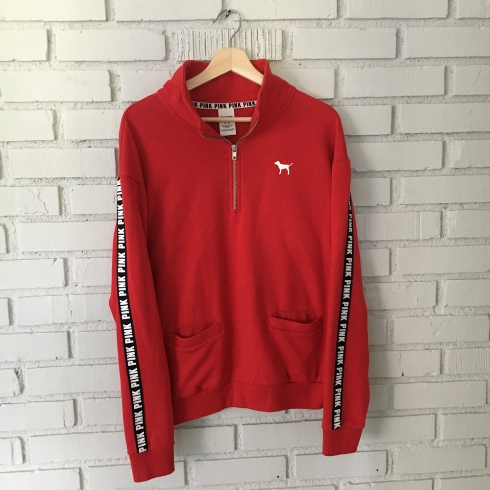 Victoria secret Pink 1/3 zip sweater